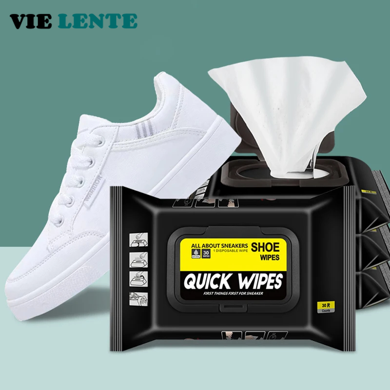 Sneaker Cleaning Kit - 12 pièces/30 pièces chaussures jetables lingettes