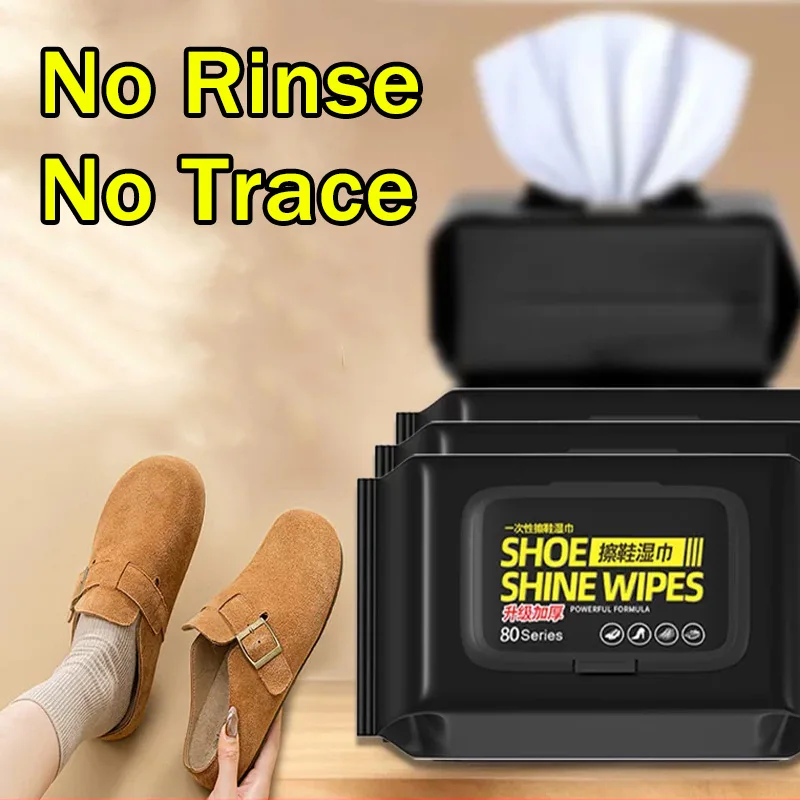 Sneaker Cleaning Kit - Lingettes nettoyantes pour chaussures portables sans