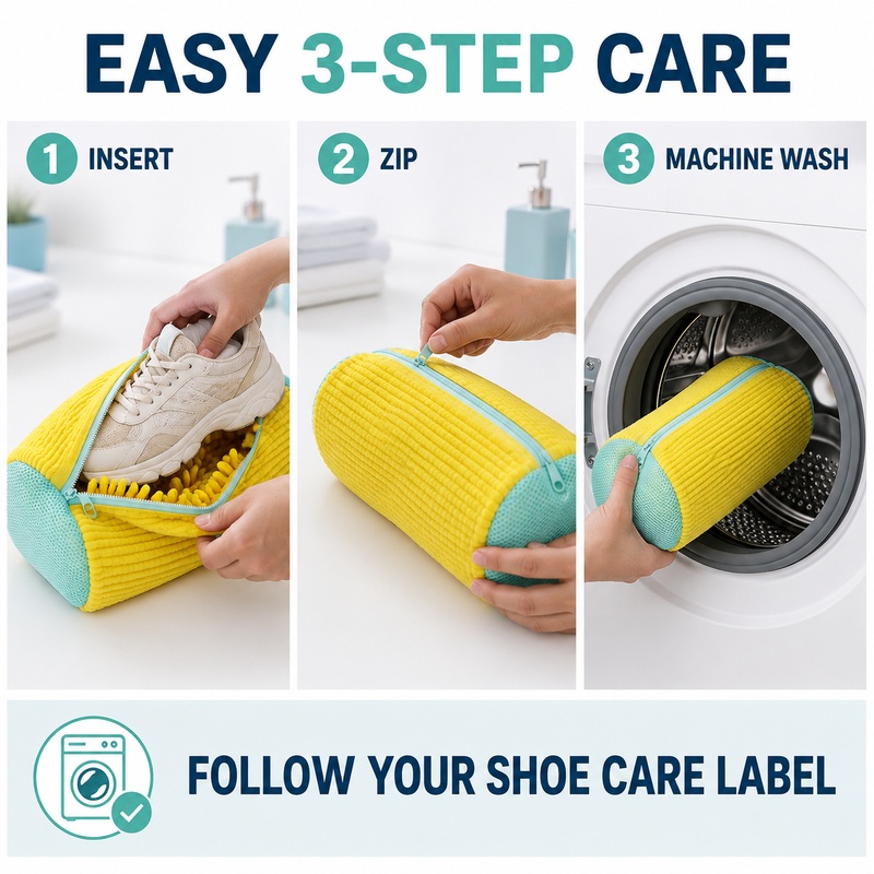 Sac de lavage cylindrique pour - Sneaker Care avis et prix